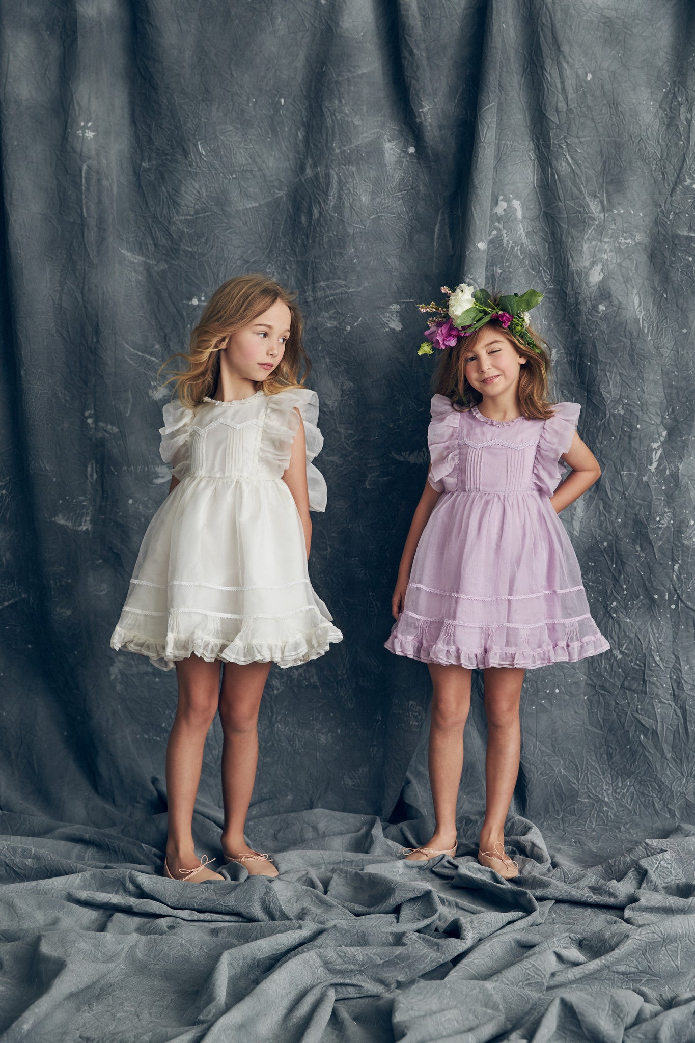 Nellystella Love Flora Dress in White 
