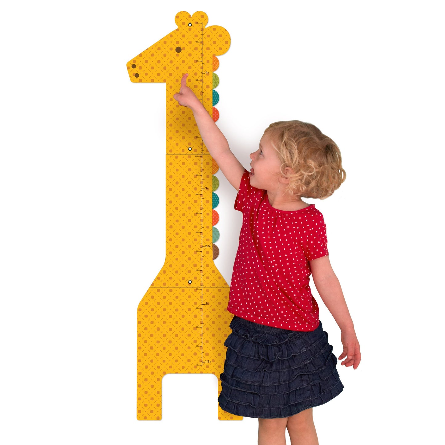 Petit Collage GIANT GIRAFFE  Paper Growth Chart