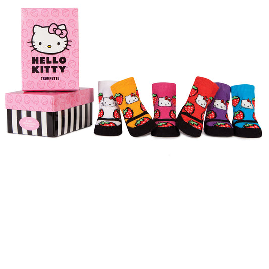 Trumpette Baby Socks Gift Box - Hello Kitty (0-12m)
