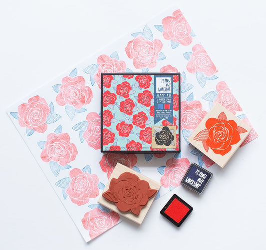 Rose Pattern Stamp Set