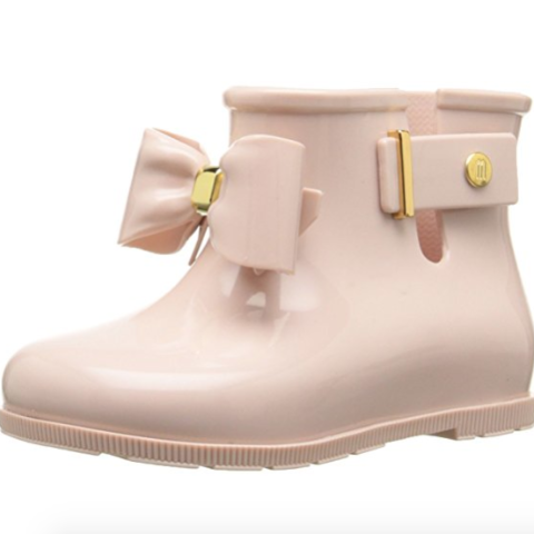 Mini Melissa Sugar Rain Boots in Light Pink (Size 7, 10)