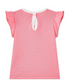 Petit Bateau Baby Girl Short Ruffle Sleeve Tee (3m)