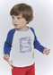 Petit Bateau Baby Boy Whale Shirt (3m)