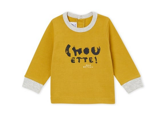 Petit Bateau Baby Boy Shirt Inca Yellow (3m, 6m)