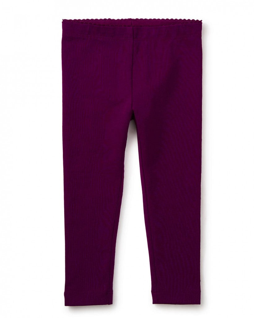 Tea Collection Skinny Solid Baby Leggings in Cosmic Berry (3-6m, 12-18m)