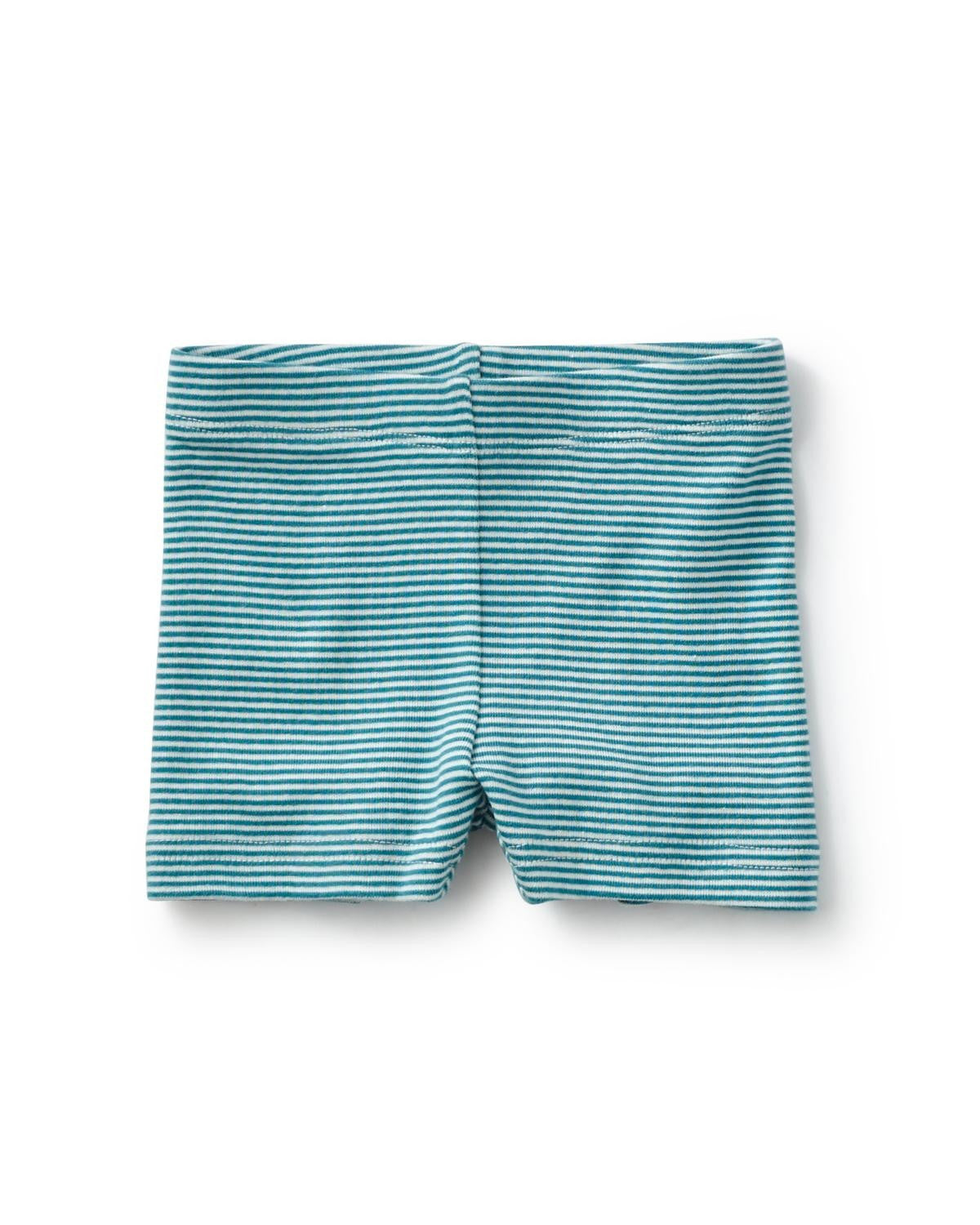 Tea Collection Striped Somersault Shorts (Size 7)