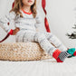 Organic Christmas Kids Pajamas - Winter Wonderland (Size 2, 3, 4, 6)