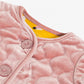 Catimini Little Girl Reversible Quilted Velvet Coat with Printed Fleece (6m, 12m)