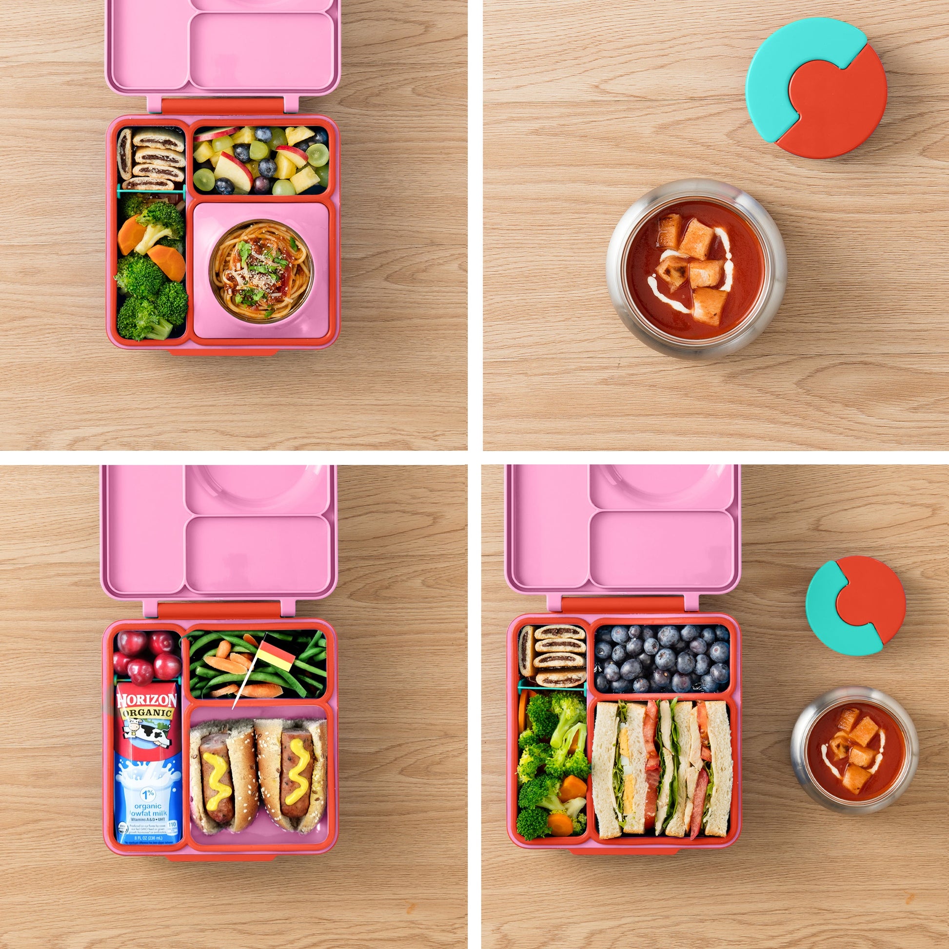 OmieLife Bento Lunch Box with Insulated Thermos - Free Shipping! – The  Girls @ Los Altos