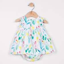 Catimini Dress and Bloomer in Printed Voile (3m, 6m)