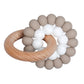 Wood & Silicone teether Sand ring