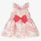 Hucklebones London Baby Girls White & Pink Organza Dress
