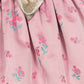 Hucklebones London Girls Pink Satin Jacquard Dress (Size 2, 3, 4, 6, 8, 10, 12)