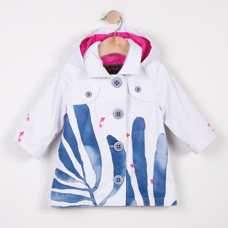 Catimini Raincoat in Aquatic Print (Size 6m, 12m, 18m)