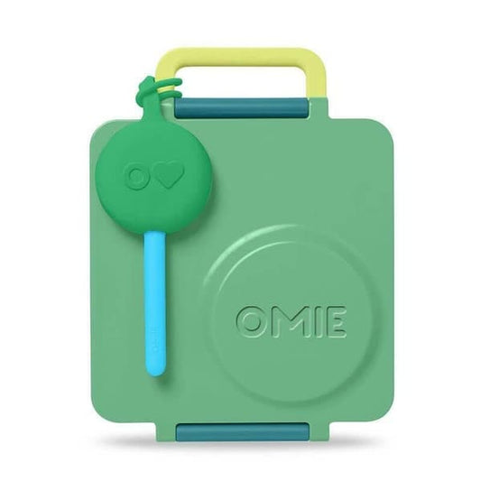OmieBox with Insulated Thermos New Version - Green Meadow - On Sale!