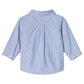 Petit Bateau Baby Boy Blue Button Up Collared Shirt (3m, 6m, 12m)