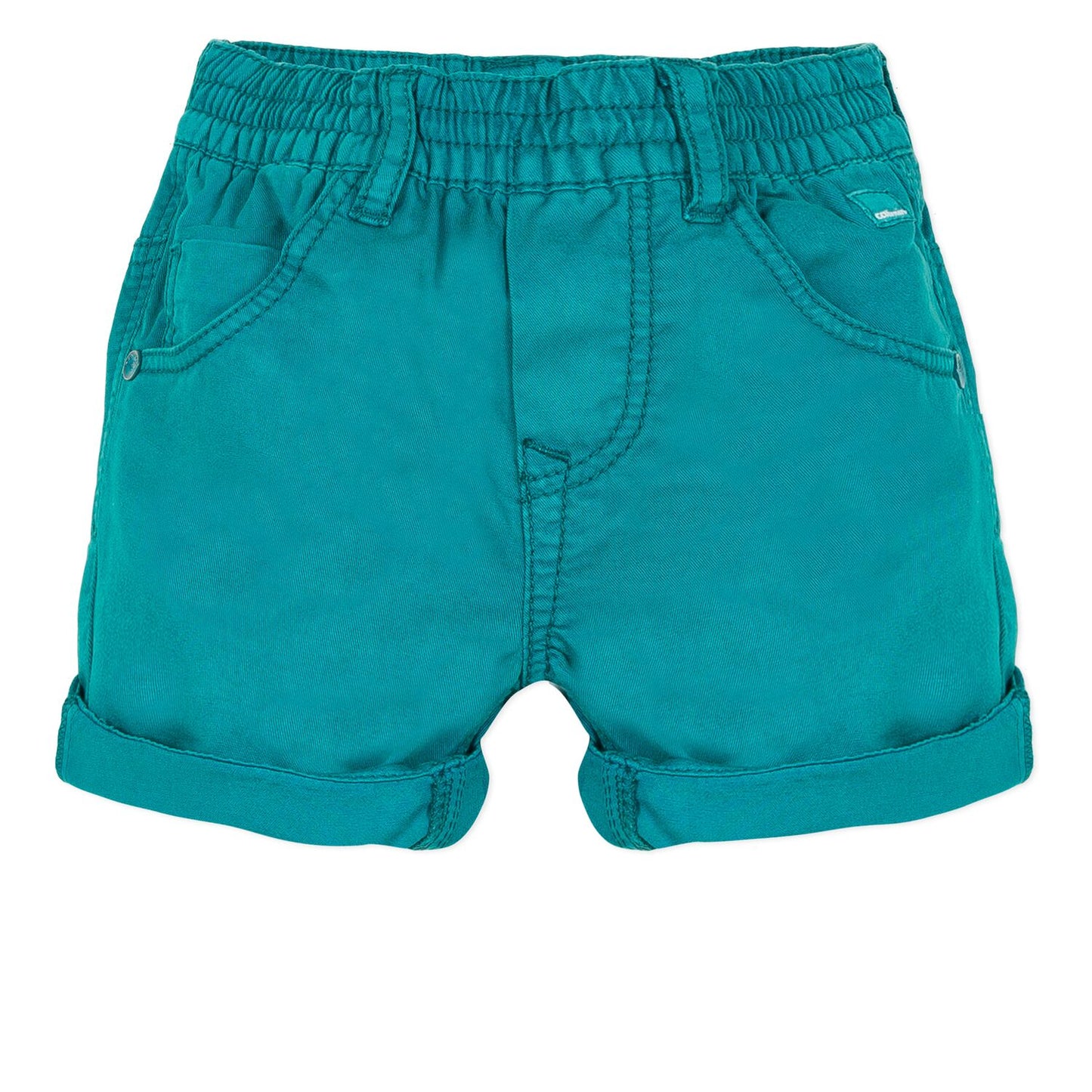 Catimini Baby Boy Overdyed Bermuda Shorts in Emeraude (6m, 12m, 18m, 2A)