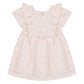 Pink Dress with Clover Broderie Anglaise by Tartine et Chocolat
