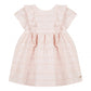 Pink Dress with Clover Broderie Anglaise by Tartine et Chocolat