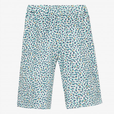 Catimini Girl's Blue Micro Dot Soft Pants (Size 4, 10)