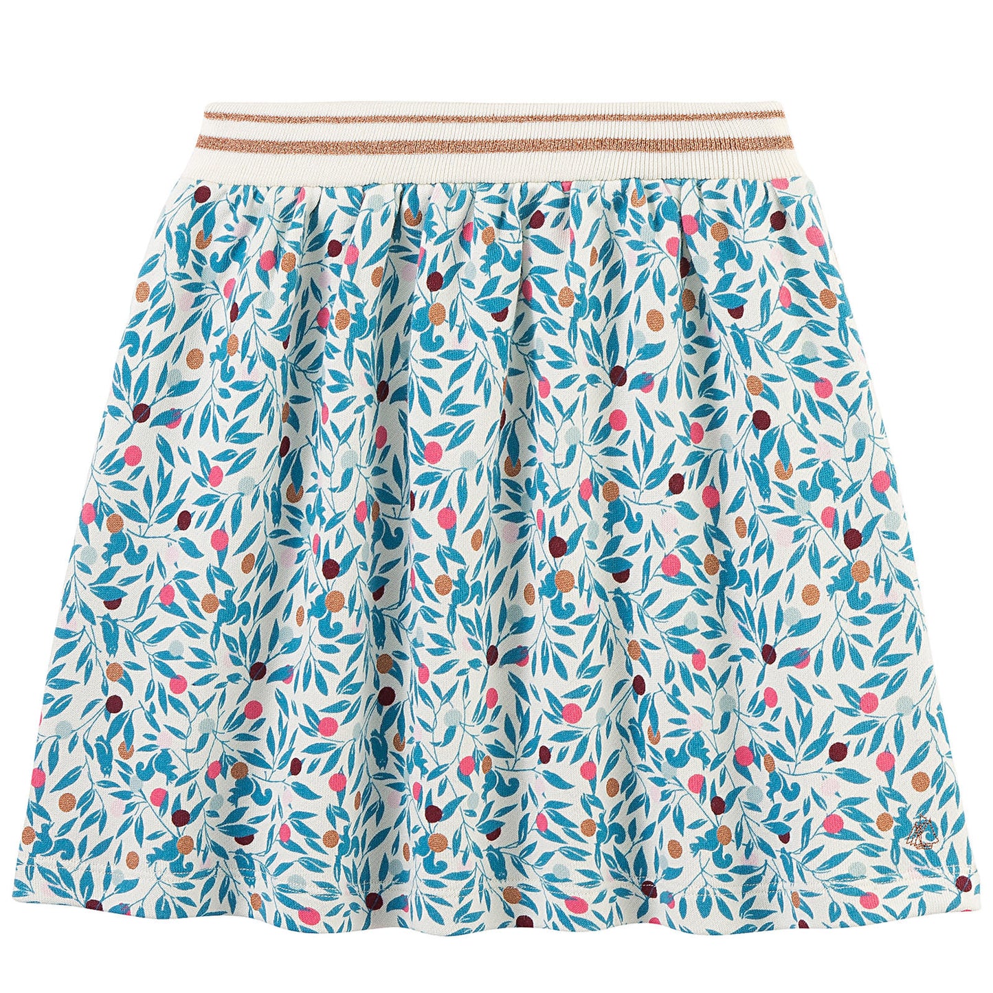 Petit Bateau Graphic Skirt (Size 6)