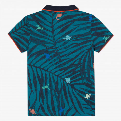 Catimini Boy's Polo shirt with Jungle Print (Size 6)