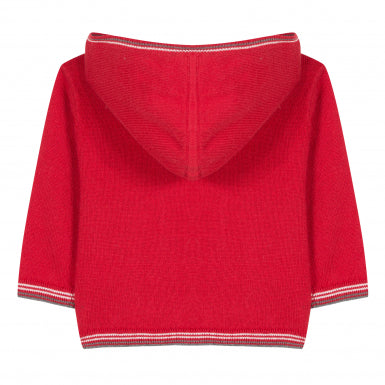 Tartine et Chocolat Baby Boy Red Hooded Jacket (1A, 2A, 3A)