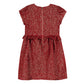 Tartine et Chocolat Red Lurex Jacquard Dress