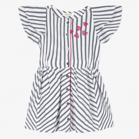 Catimini Girl's Striped Fluid Dress (Size 5, 7, 10)