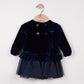 Catimini Baby Midnight Blue Velvet Tulle Dress