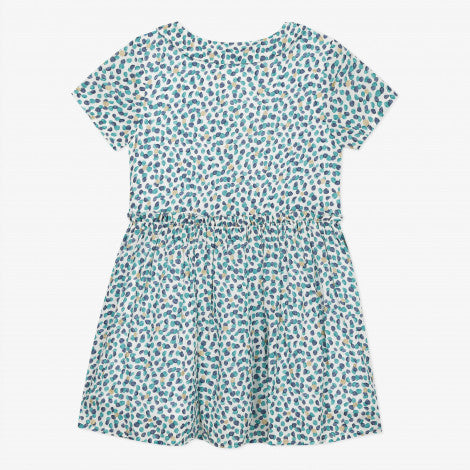 Catimini Girl's Blue Micro Dot Soft Dress (Size 8, 10)