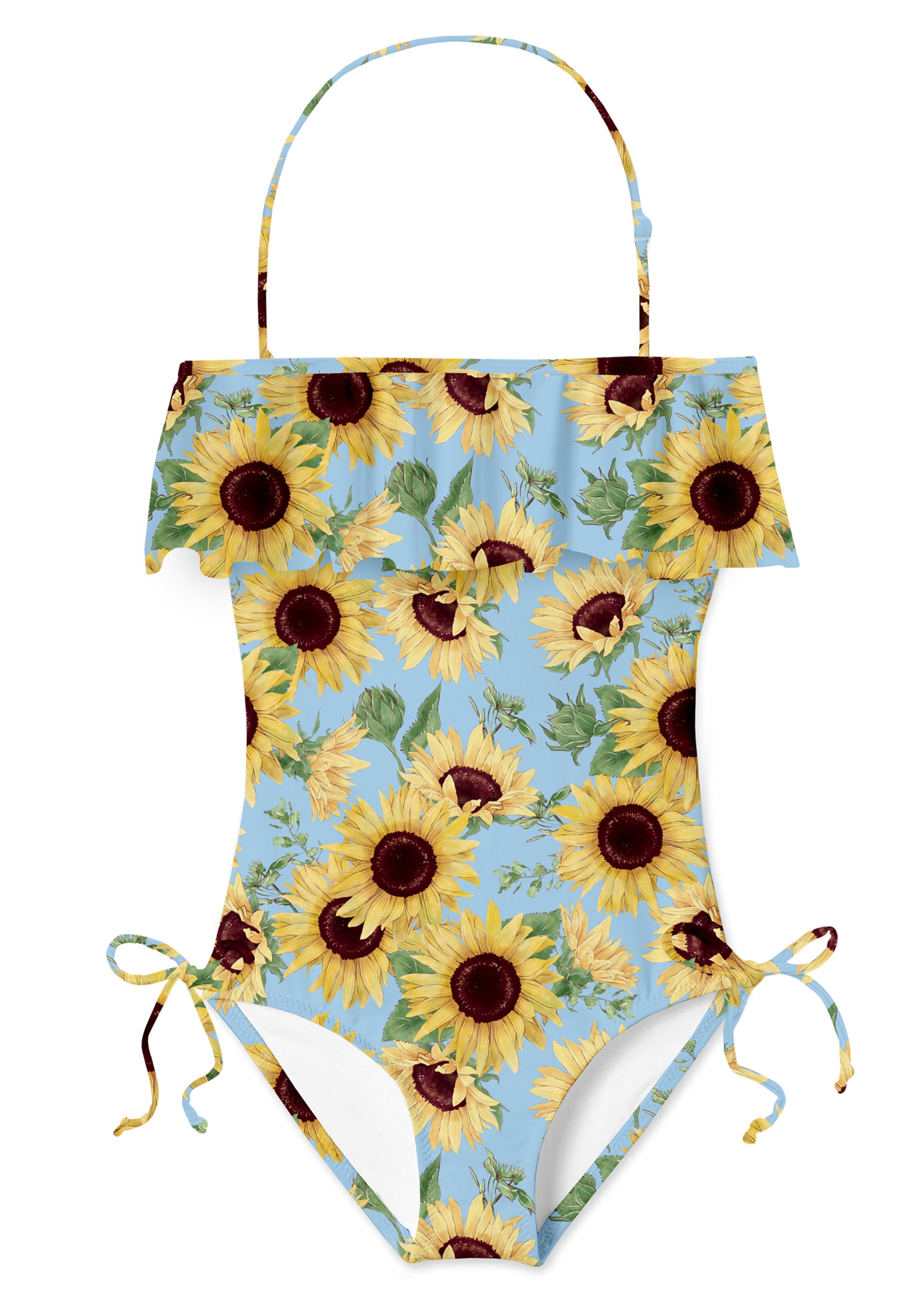 sunflowers bathing suit for girls – The Girls @ Los Altos