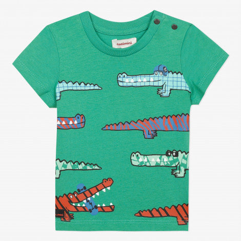 Catimini Baby Boy's Green Alligator T-shirt (6m, 4T)
