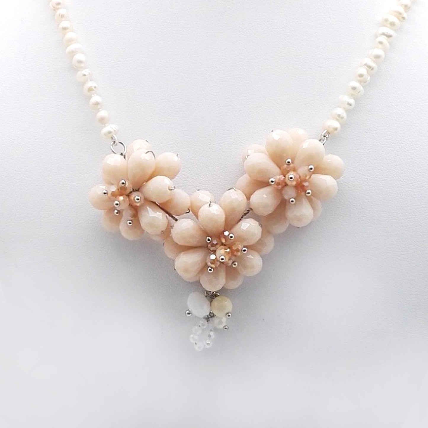 The Alexia Fresh Water Pearl and Crystal Necklace