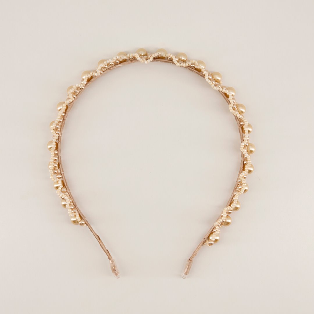 Rose-gold Sienna Pearl Headband
