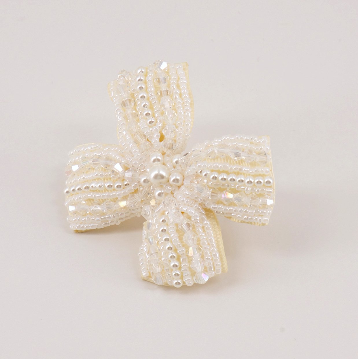 The Nought's & Crosses Pearl Designer Hair Bow