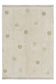 Washable Cotton Rug Hippy Dots Natural - Olive