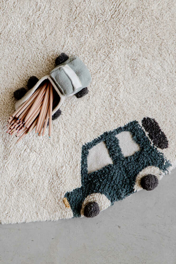 Washable Play Rug Wheels